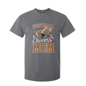 Funny Football And Cheer Mom Quote T Shirt For Kid Sports Season Gift TS12 Charcoal Print Your Wear