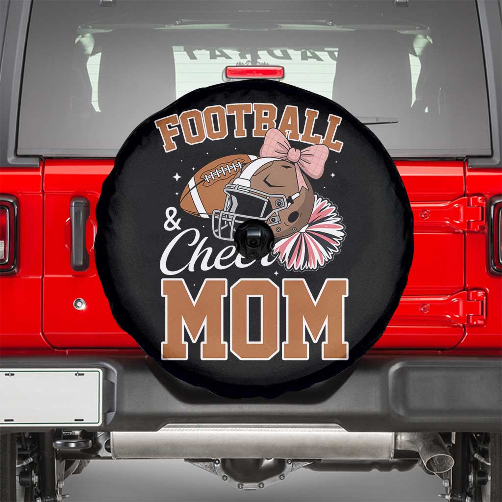 Funny Football And Cheer Mom Quote Spare Tire Cover Sports Season Gift TS12 Black Print Your Wear