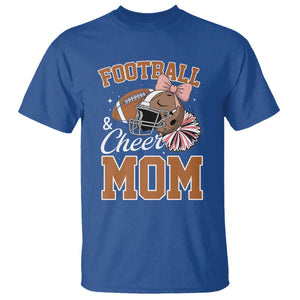 Funny Football And Cheer Mom Quote T Shirt Sports Season Gift TS12 Royal Blue Print Your Wear