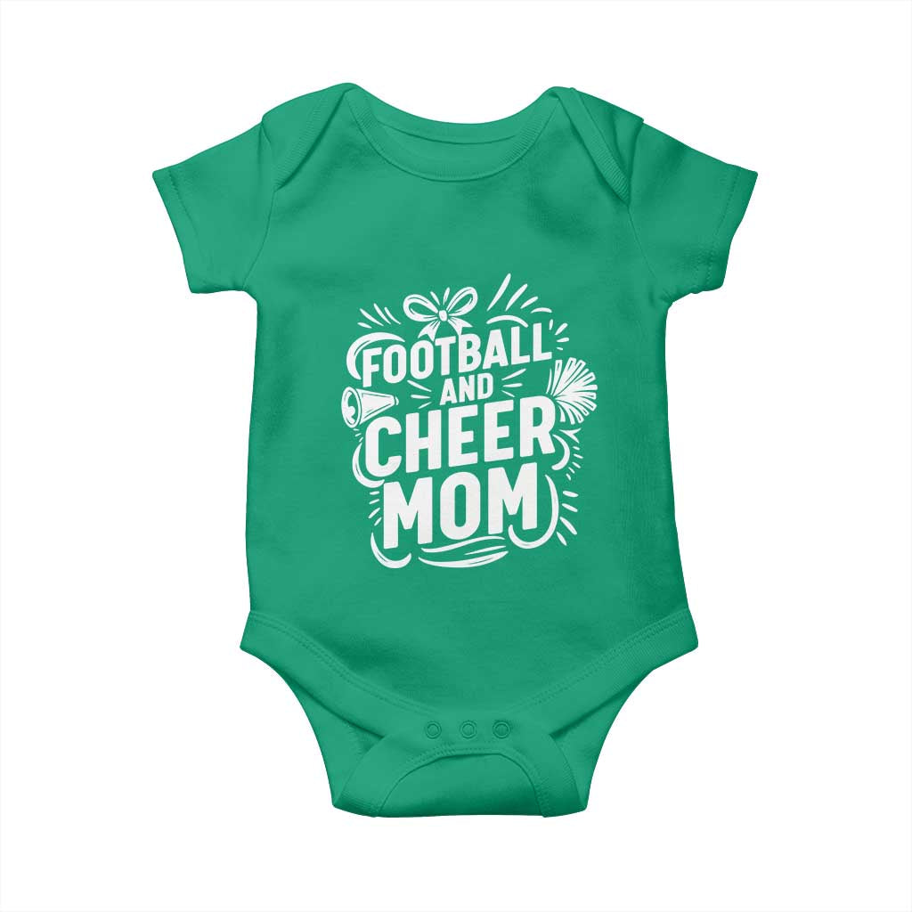 Football And Cheer Mom Quote Baby Onesie Team Supporter Gift Idea TS12 Irish Green Print Your Wear