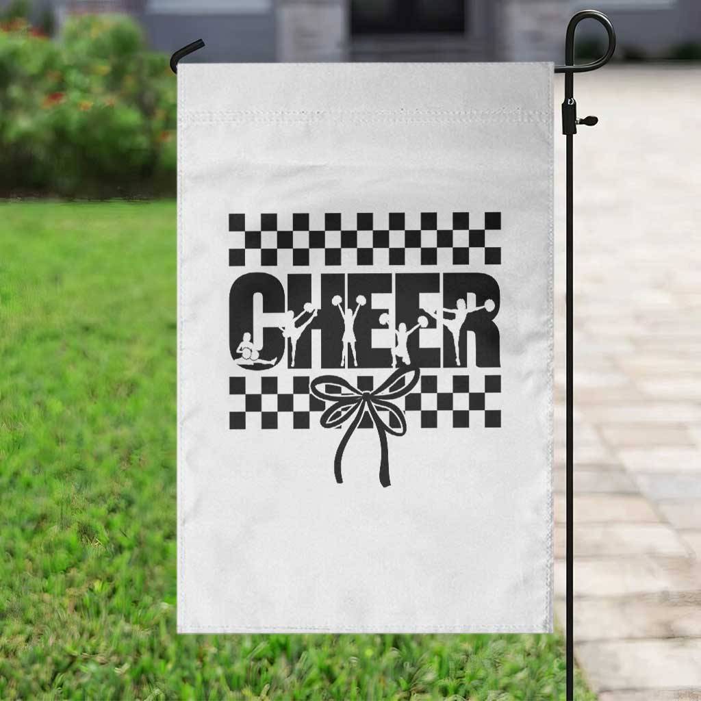 Proud Cheerleading Garden Flag Gift For Sports Season Supporters TS12 Print Your Wear