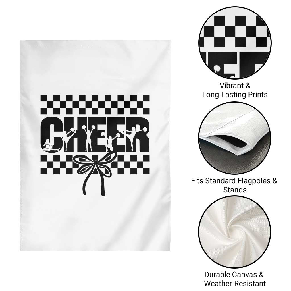 Proud Cheerleading Garden Flag Gift For Sports Season Supporters TS12 Print Your Wear