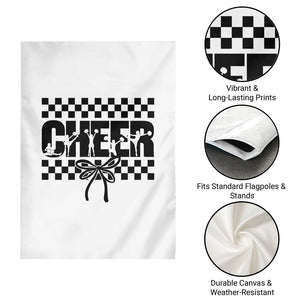 Proud Cheerleading Garden Flag Gift For Sports Season Supporters TS12 Print Your Wear