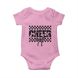 Proud Cheerleading Baby Onesie Gift For Sports Season Supporters TS12 Light Pink Print Your Wear