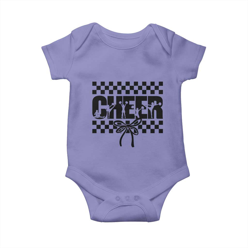 Proud Cheerleading Baby Onesie Gift For Sports Season Supporters TS12 Violet Print Your Wear