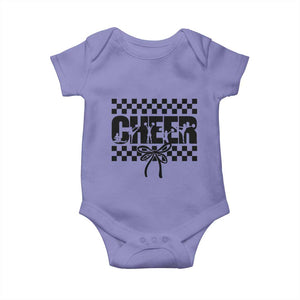 Proud Cheerleading Baby Onesie Gift For Sports Season Supporters TS12 Violet Print Your Wear