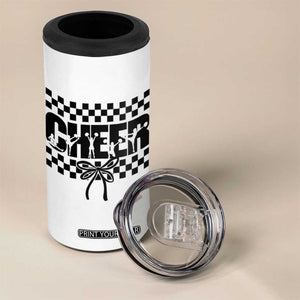 Proud Cheerleading 4 in 1 Can Cooler Tumbler Gift For Sports Season Supporters TS12 Print Your Wear