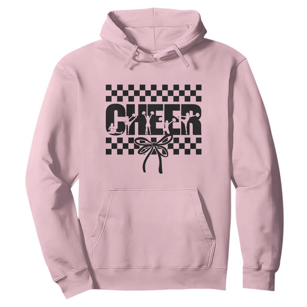 Proud Cheerleading Hoodie Gift For Sports Season Supporters TS12 Light Pink Print Your Wear
