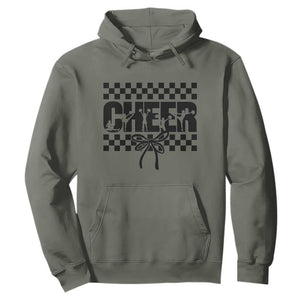 Proud Cheerleading Hoodie Gift For Sports Season Supporters TS12 Military Green Print Your Wear