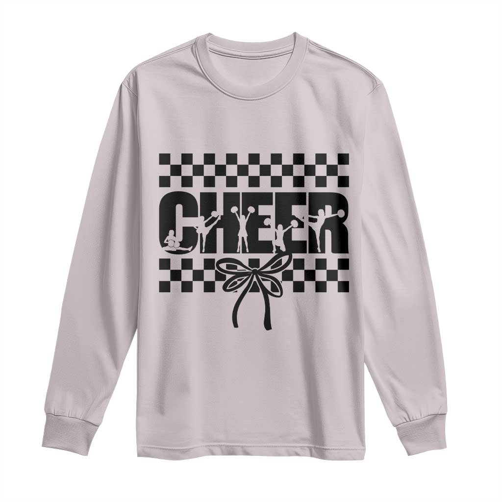 Proud Cheerleading Long Sleeve Shirt Gift For Sports Season Supporters TS12 Ice Gray Print Your Wear