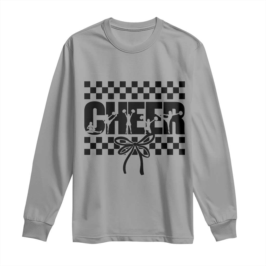 Proud Cheerleading Long Sleeve Shirt Gift For Sports Season Supporters TS12 Sport Gray Print Your Wear