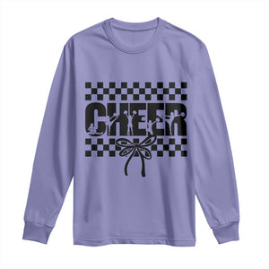 Proud Cheerleading Long Sleeve Shirt Gift For Sports Season Supporters TS12 Violet Print Your Wear