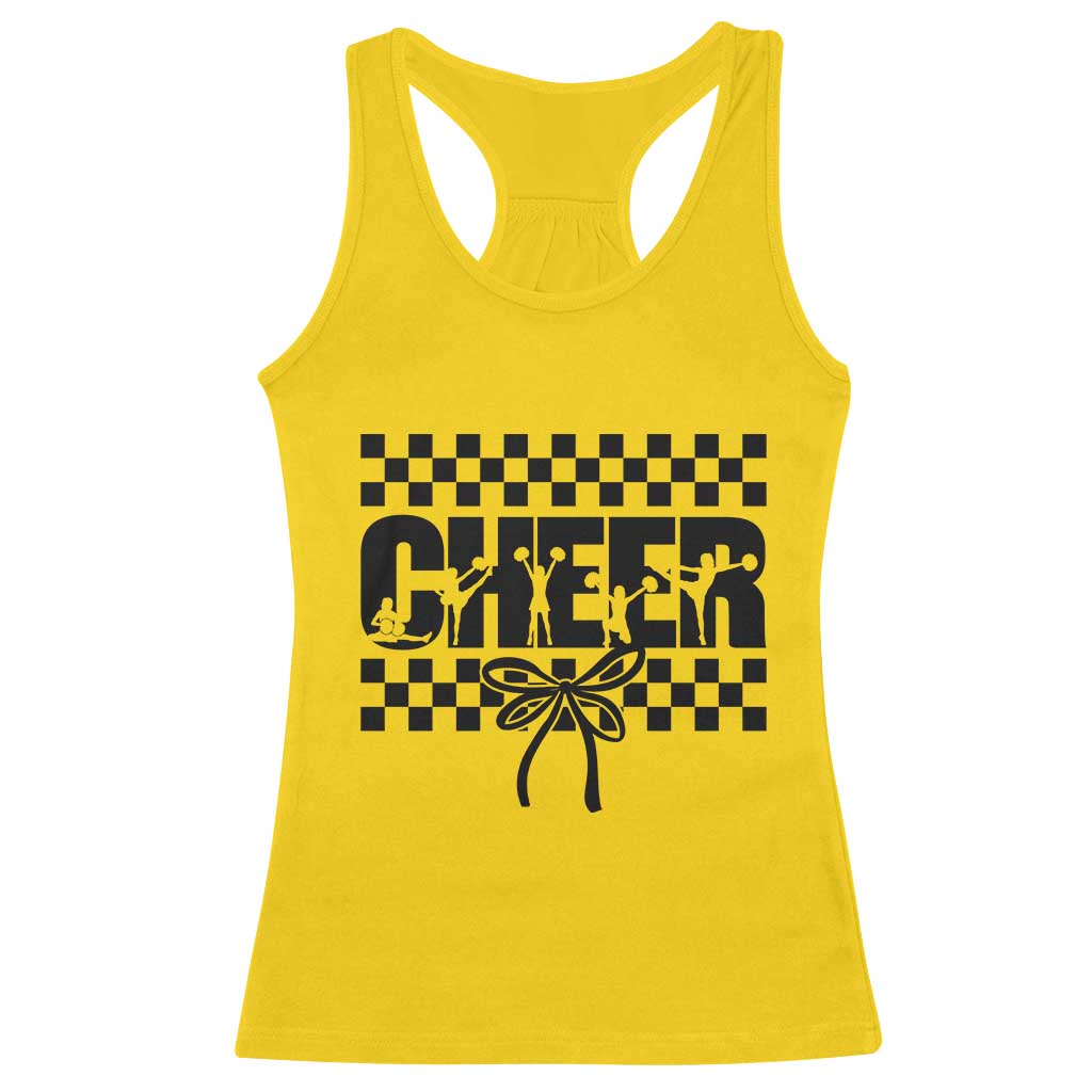 Proud Cheerleading Racerback Tank Top Gift For Sports Season Supporters TS12 Daisy Print Your Wear