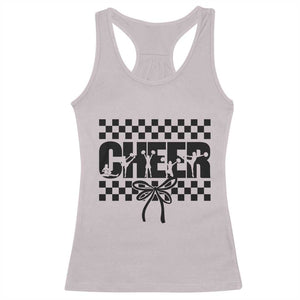 Proud Cheerleading Racerback Tank Top Gift For Sports Season Supporters TS12 Ice Gray Print Your Wear