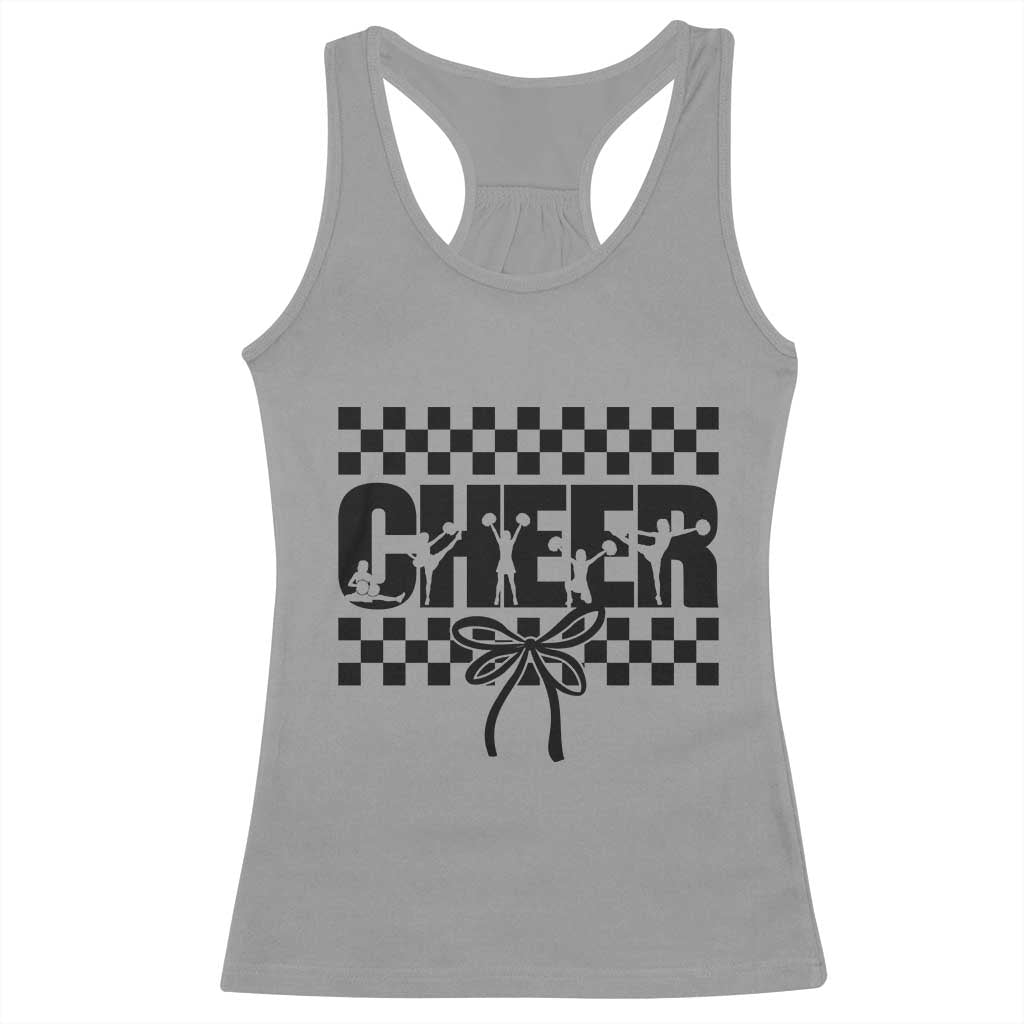 Proud Cheerleading Racerback Tank Top Gift For Sports Season Supporters TS12 Sport Gray Print Your Wear