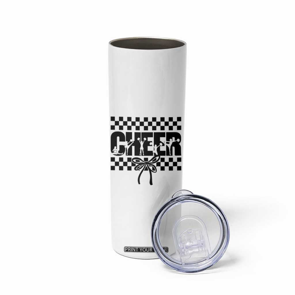 Proud Cheerleading Skinny Tumbler Gift For Sports Season Supporters TS12 Print Your Wear