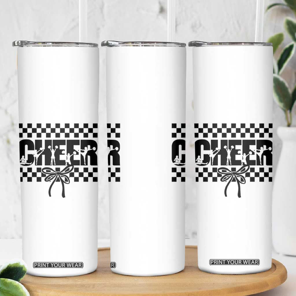 Proud Cheerleading Skinny Tumbler Gift For Sports Season Supporters TS12 Print Your Wear