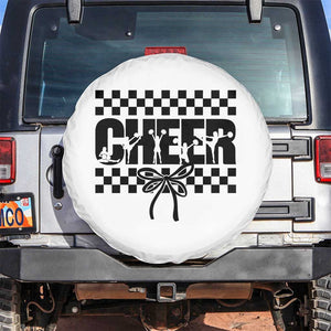 Proud Cheerleading Spare Tire Cover Gift For Sports Season Supporters TS12 No hole White Print Your Wear