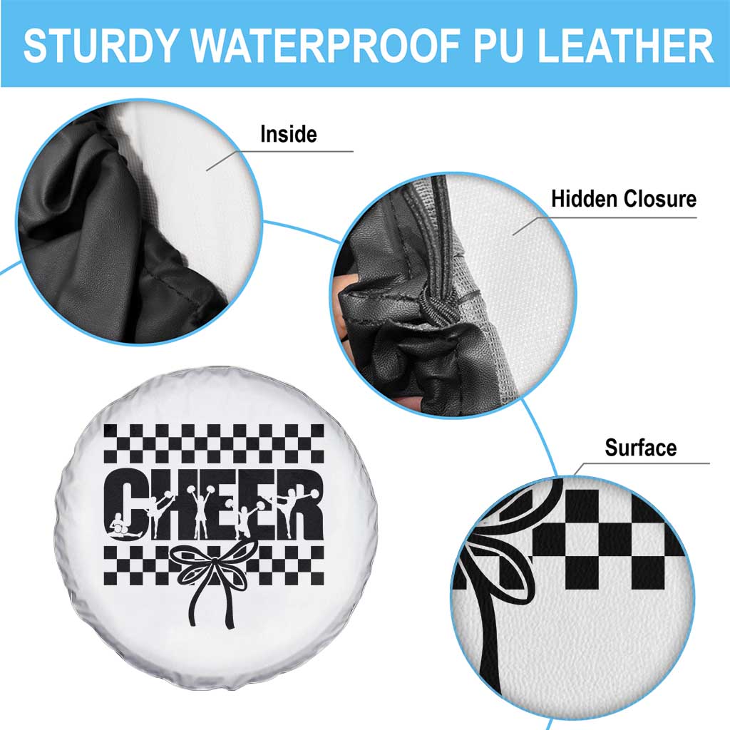 Proud Cheerleading Spare Tire Cover Gift For Sports Season Supporters TS12 Print Your Wear