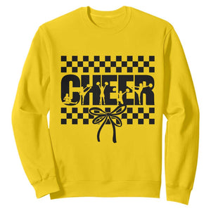 Proud Cheerleading Sweatshirt Gift For Sports Season Supporters TS12 Daisy Print Your Wear