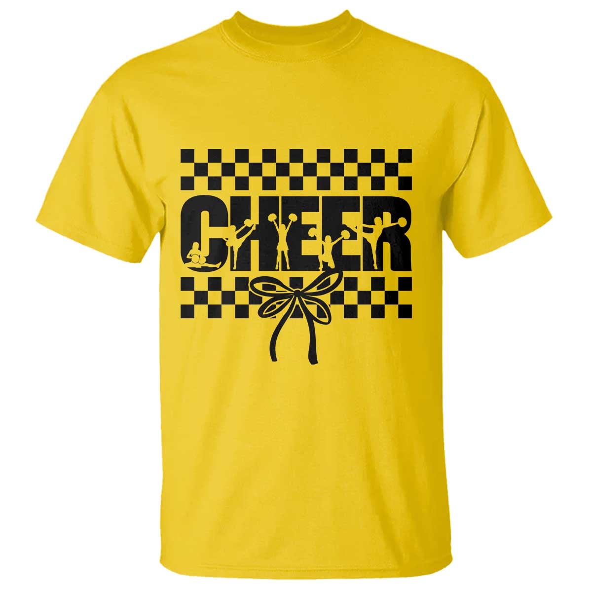 Proud Cheerleading T Shirt Gift For Sports Season Supporters TS12 Daisy Print Your Wear