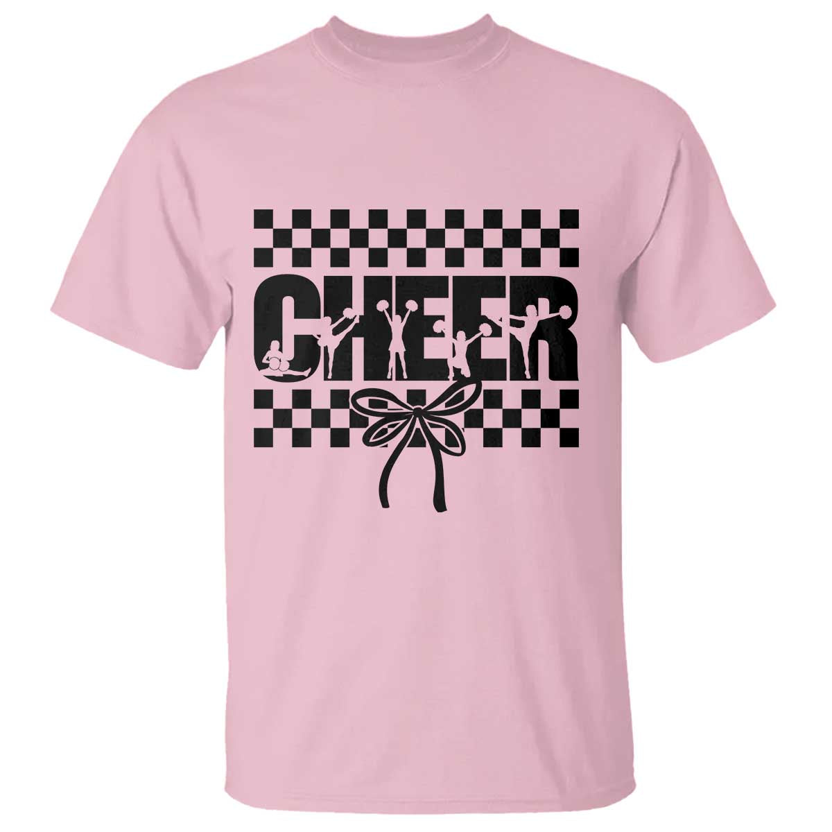 Proud Cheerleading T Shirt Gift For Sports Season Supporters TS12 Light Pink Print Your Wear