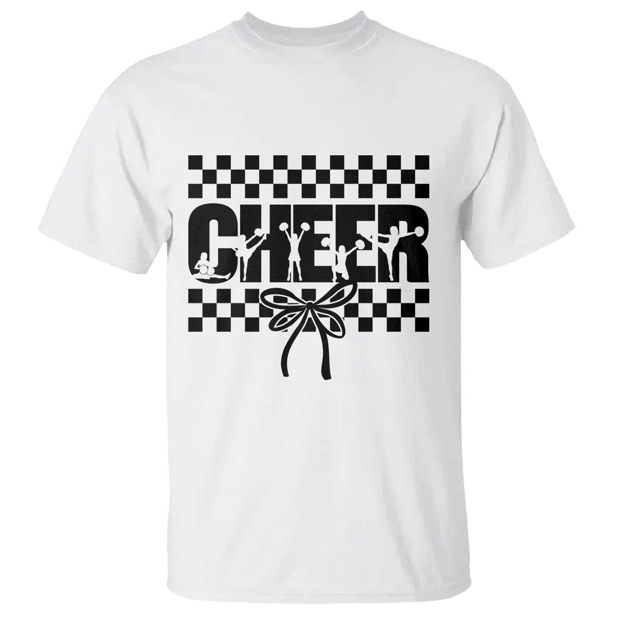 Proud Cheerleading T Shirt Gift For Sports Season Supporters TS12 White Print Your Wear