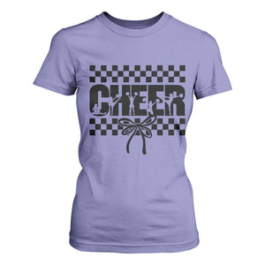 Proud Cheerleading T Shirt For Women Gift For Sports Season Supporters TS12 Violet Print Your Wear