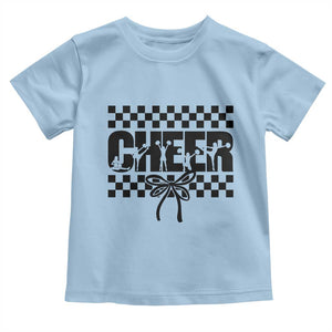 Proud Cheerleading Toddler T Shirt Gift For Sports Season Supporters TS12 Light Blue Print Your Wear