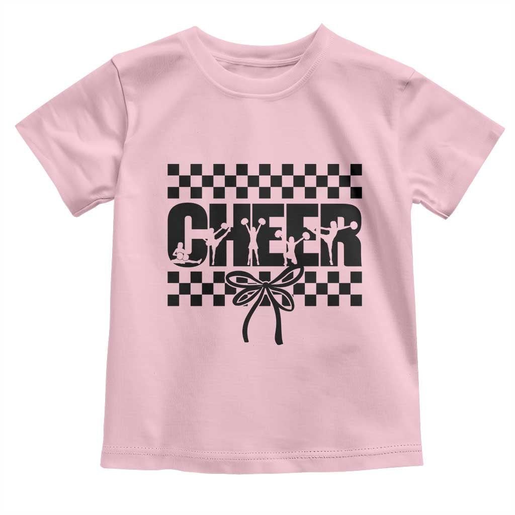 Proud Cheerleading Toddler T Shirt Gift For Sports Season Supporters TS12 Light Pink Print Your Wear