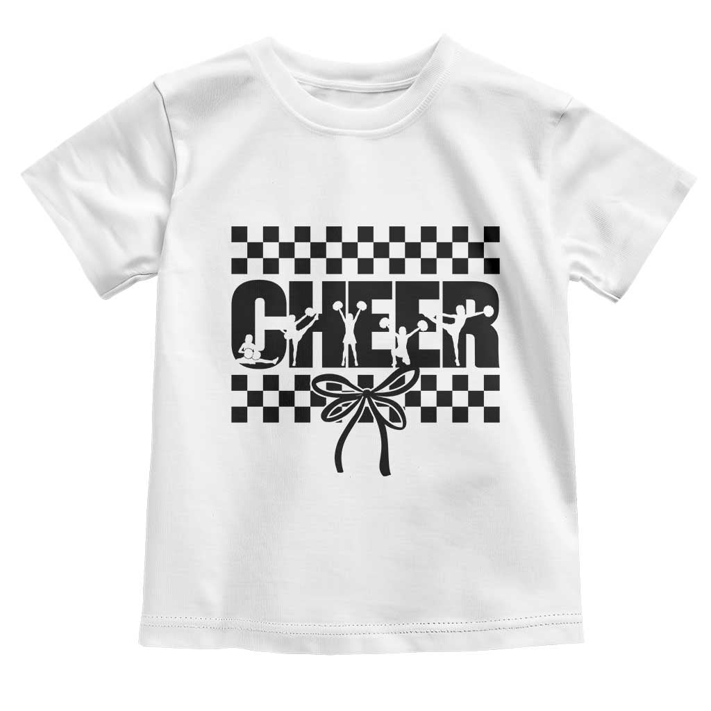 Proud Cheerleading Toddler T Shirt Gift For Sports Season Supporters TS12 White Print Your Wear