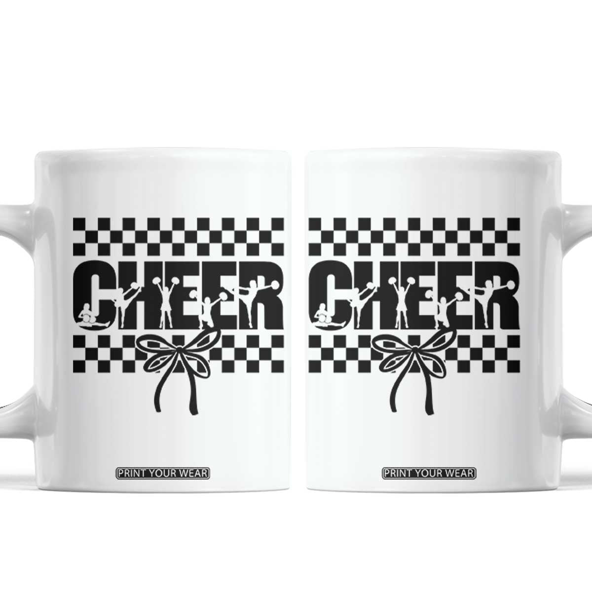 Proud Cheerleading Coffee Mug Gift For Sports Season Supporters TS12 White Print Your Wear