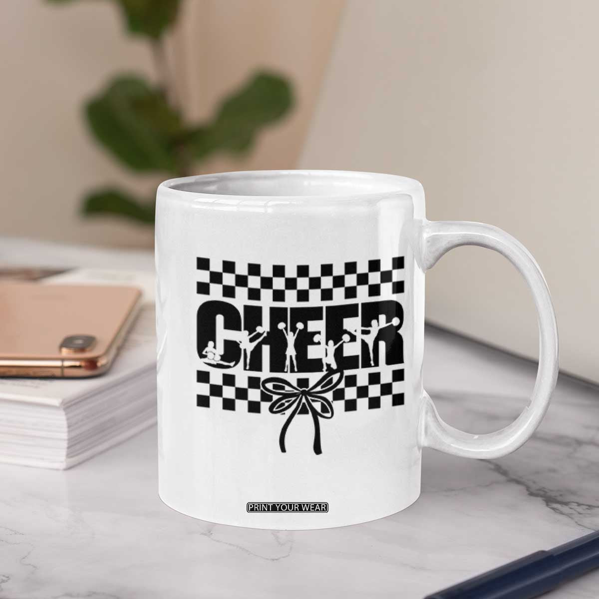 Proud Cheerleading Coffee Mug Gift For Sports Season Supporters TS12 Print Your Wear