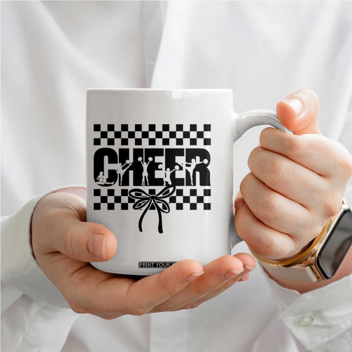 Proud Cheerleading Coffee Mug Gift For Sports Season Supporters TS12 Print Your Wear