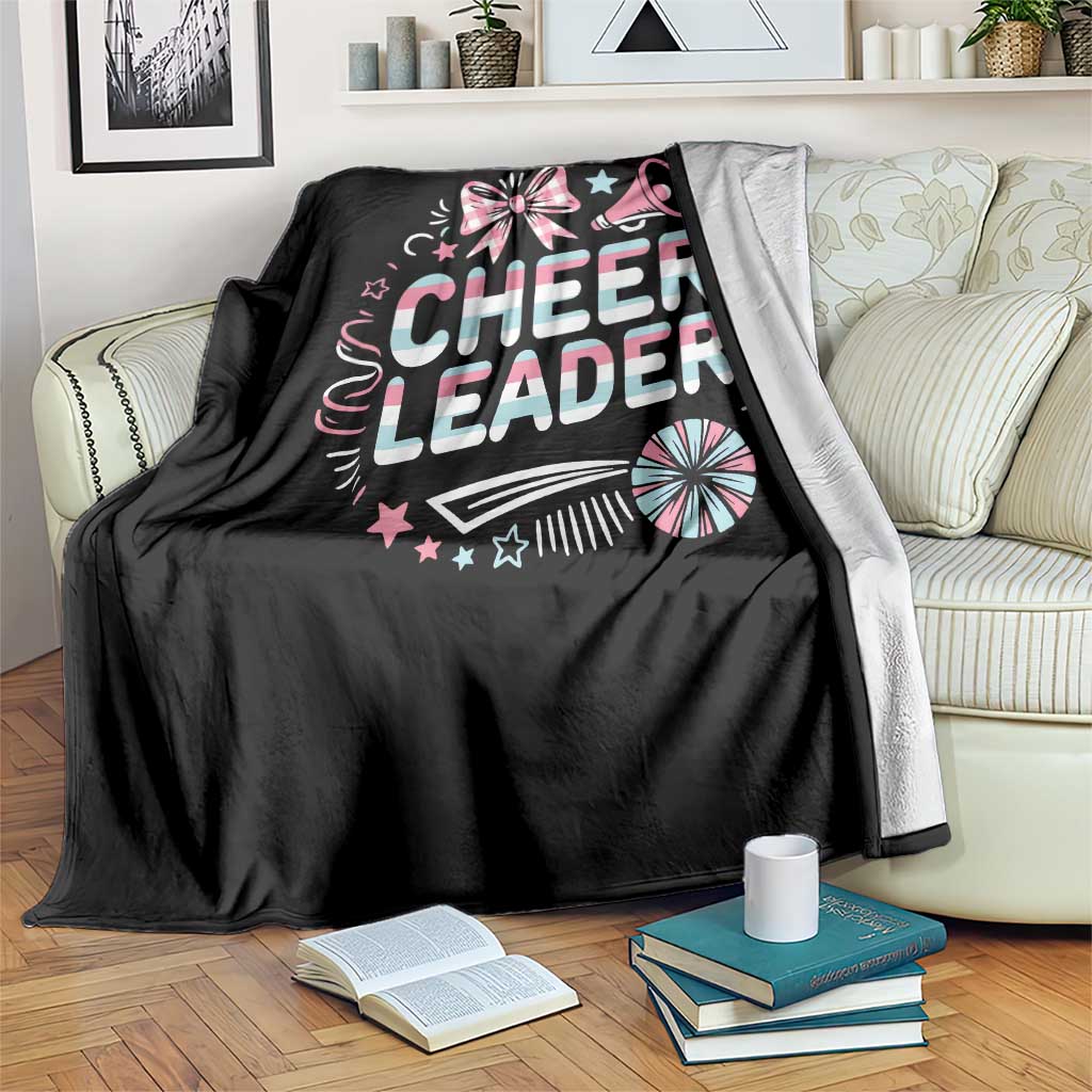 Proud Cheerleader Team Throw Blanket Gift For Women Sports Fans TS12 Print Your Wear