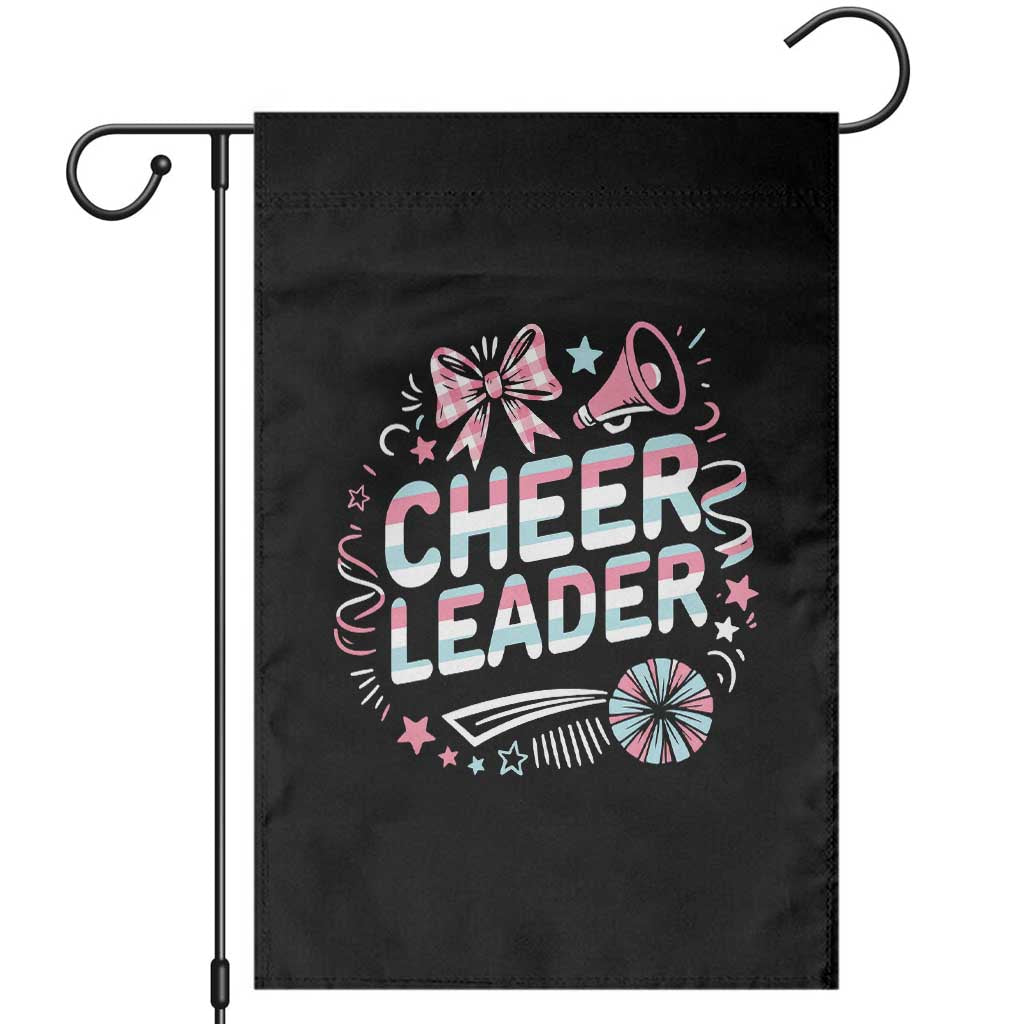 Proud Cheerleader Team Garden Flag Gift For Women Sports Fans TS12 Black Print Your Wear