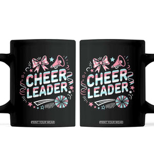 Proud Cheerleader Team Coffee Mug Gift For Women Sports Fans TS12 Black Print Your Wear