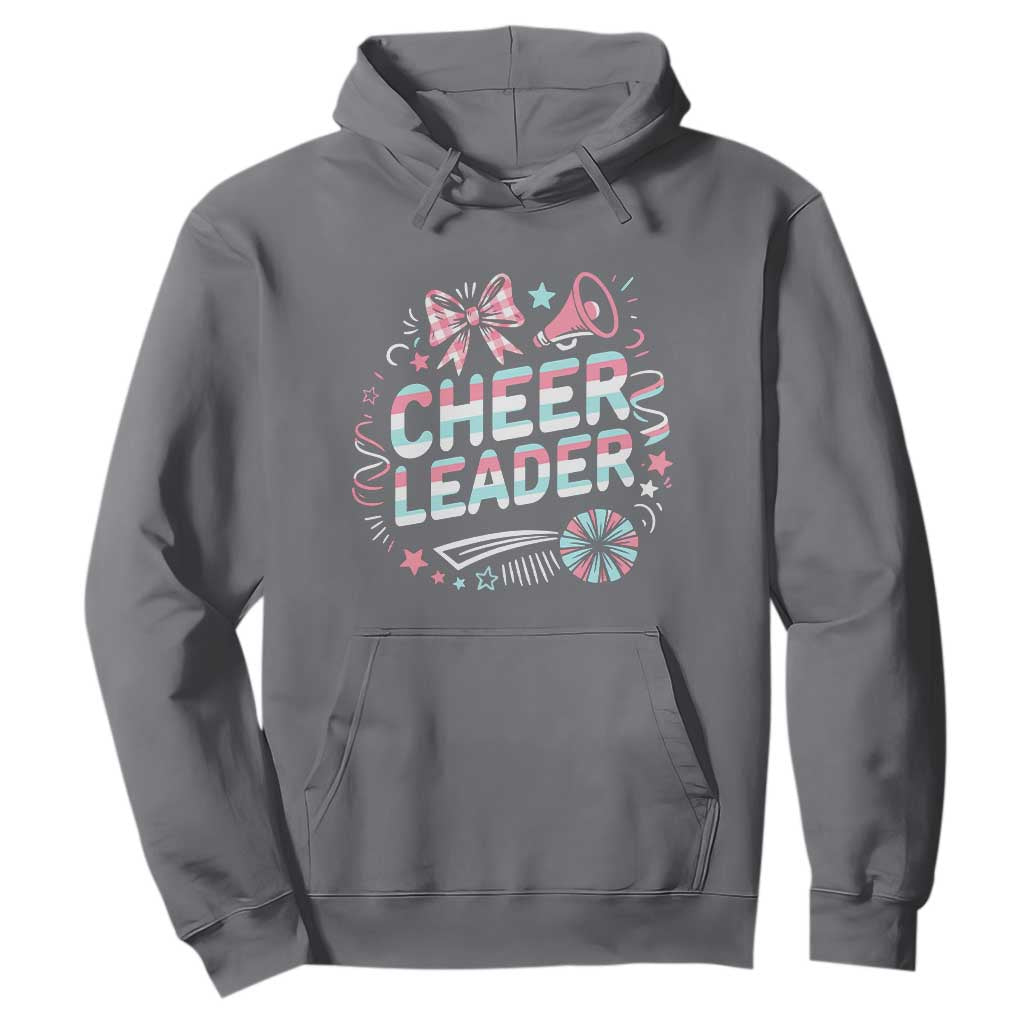Proud Cheerleader Team Hoodie Gift For Women Sports Fans TS12 Charcoal Print Your Wear
