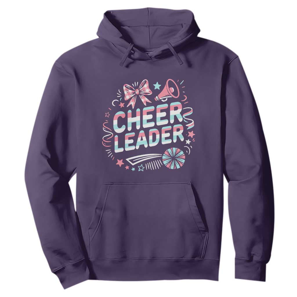 Proud Cheerleader Team Hoodie Gift For Women Sports Fans TS12 Purple Print Your Wear