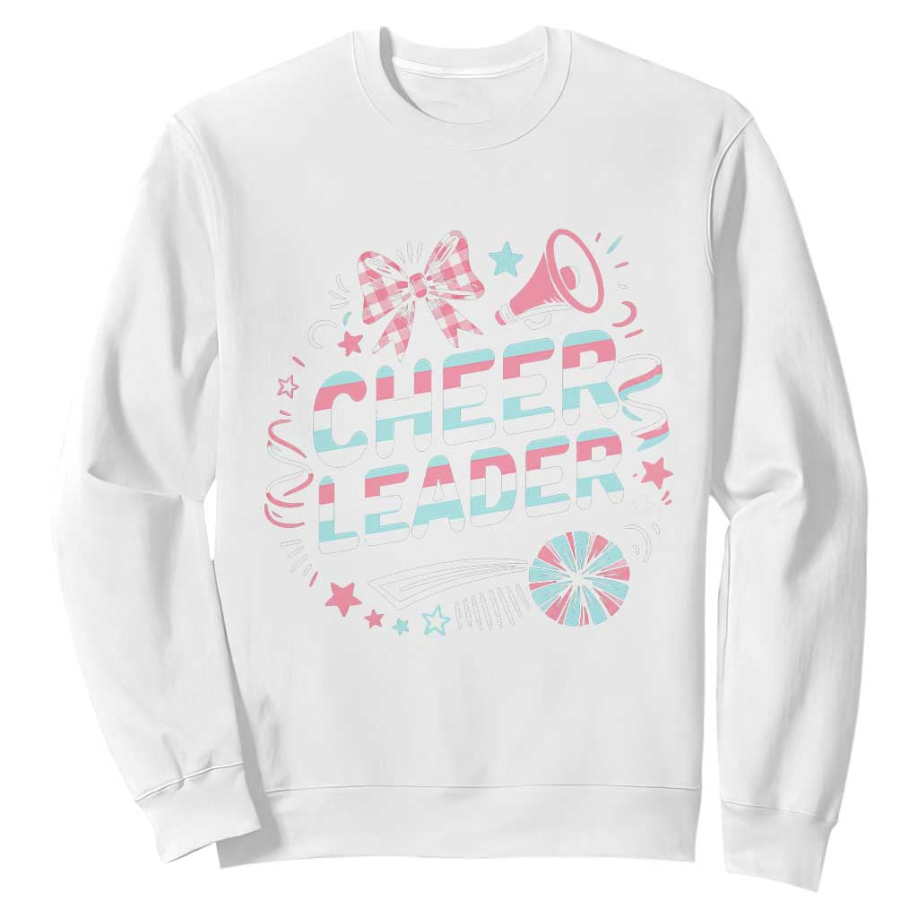 Proud Cheerleader Team Sweatshirt Gift For Women Sports Fans TS12 White Print Your Wear