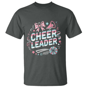 Proud Cheerleader Team T Shirt Gift For Women Sports Fans TS12 Dark Heather Print Your Wear