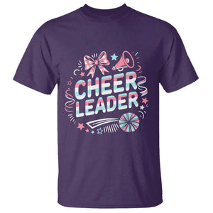 Proud Cheerleader Team T Shirt Gift For Women Sports Fans TS12 Purple Print Your Wear