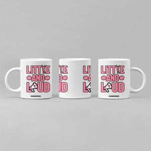 Little And Loud Quote Coffee Mug Cheerleader Girl Sports Gift TS12 Print Your Wear