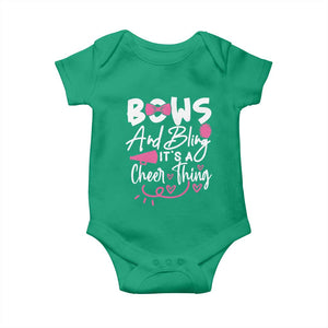 Bows And Bling Its A Cheer Thing Baby Onesie Cheerleading Gift TS12 Irish Green Print Your Wear