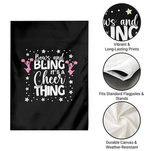 Bows And Bling Its A Cheer Thing Garden Flag Cheer Mom And Cheerleader Gift TS12 Print Your Wear