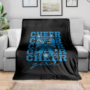 Proud Cheer Girl Throw Blanket Football Team Supporter Gift TS12 Print Your Wear