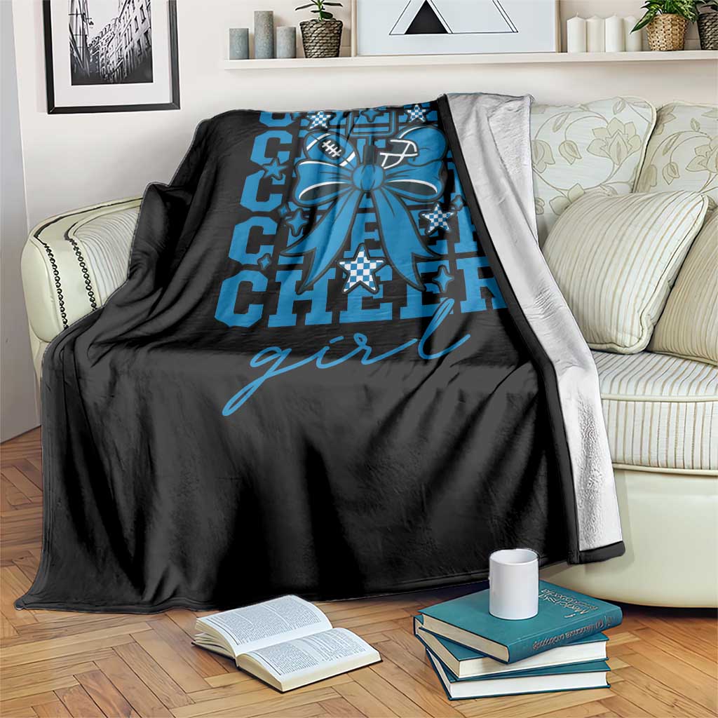 Proud Cheer Girl Throw Blanket Football Team Supporter Gift TS12 Print Your Wear