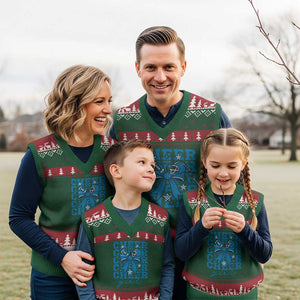 Proud Cheer Girl V-Neck Knit Sweater Vest Football Team Supporter Gift TS12 Red Green Print Your Wear