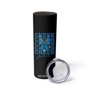 Proud Cheer Girl Skinny Tumbler Football Team Supporter Gift TS12 Print Your Wear