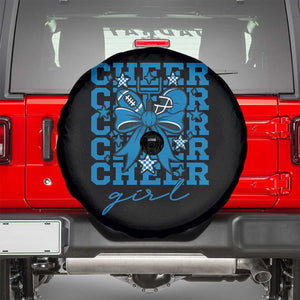 Proud Cheer Girl Spare Tire Cover Football Team Supporter Gift TS12 Black Print Your Wear